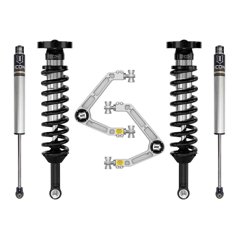 ICON 2023-2024 Chevrolet Colorado WT, LT, & Z71, 1.75-2.5" Lift, Stage 2 Suspension System w/ Billet Upper Control Arms